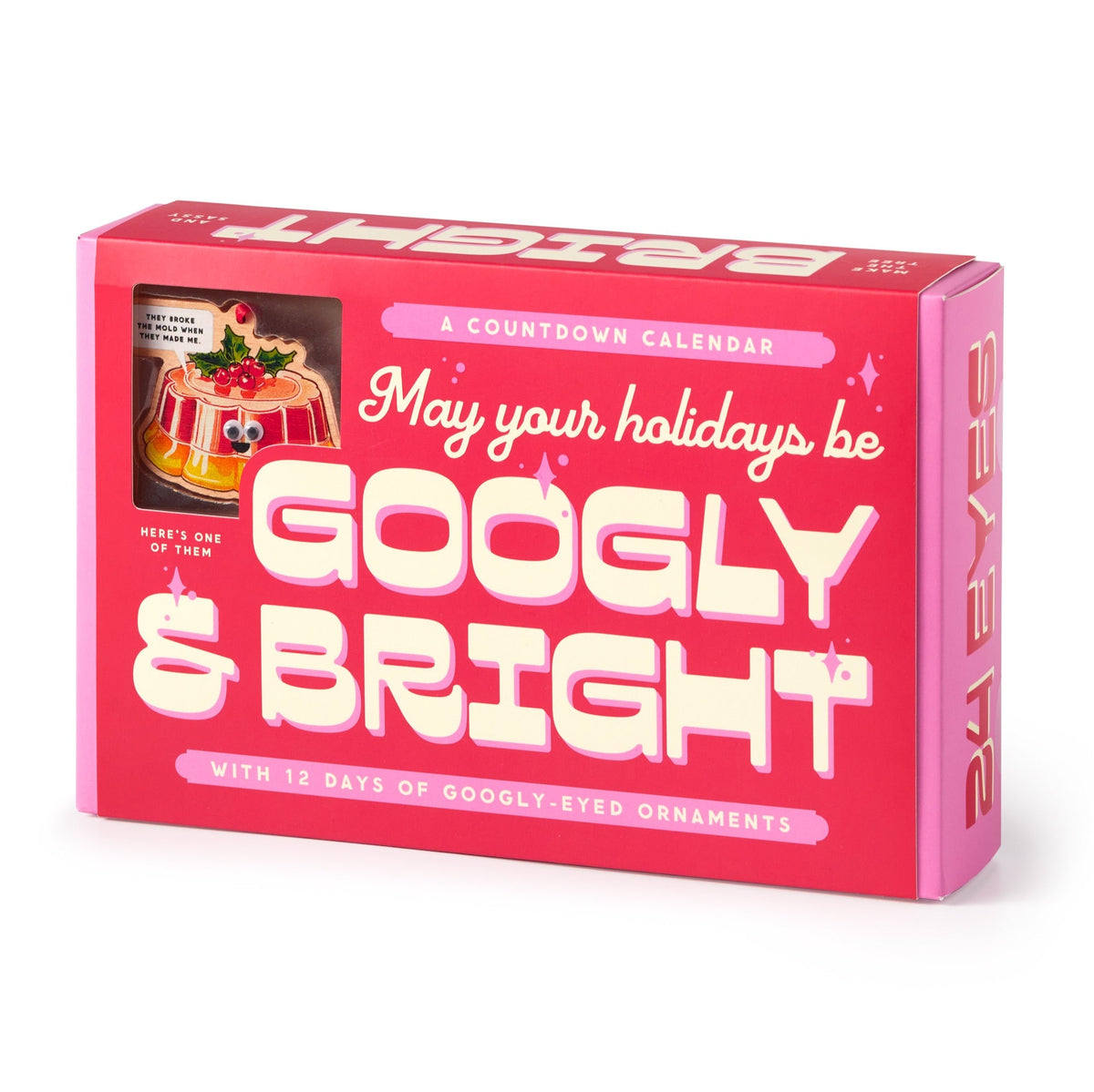 Googly & Bright Holiday Ornament Countdown Calendar - Brass Monkey - 9780735385832