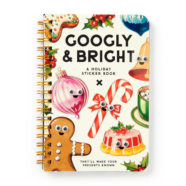 Googly & Bright Holiday Sticker Book - Brass Monkey - 9780735385726