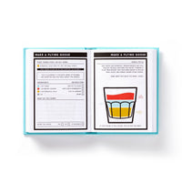 The Bar None Drink Journal by Brass Monkey displays Make a Flying Goose with steps, ingredients, trivia, and an illustration—perfect inspiration for cocktail lovers building their bar.