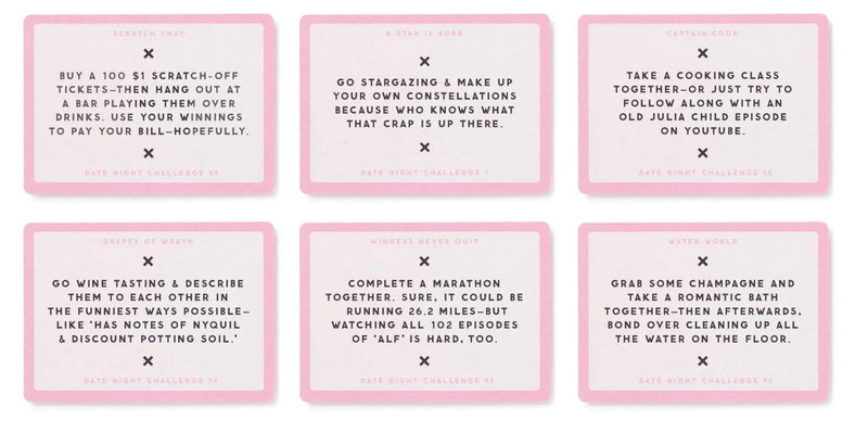 Date Night Ideas When You're Out of Conversation: 7 Card Sets Worth Trying