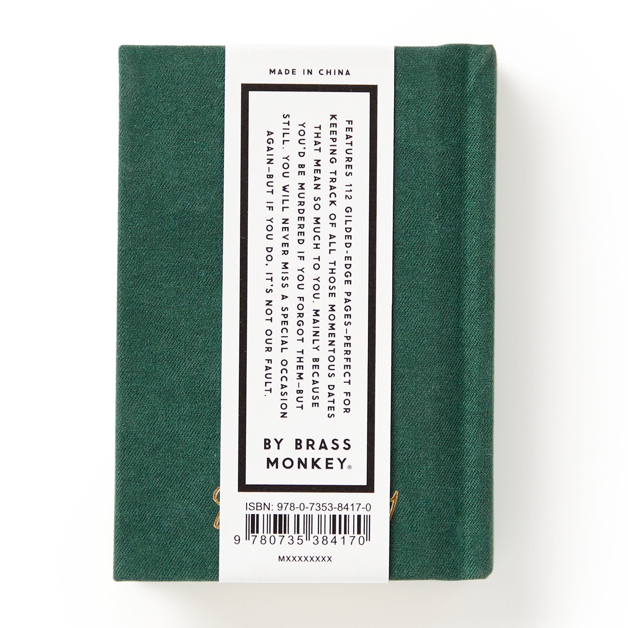 Dates People Get Mad If I Forget Tiny Diary – Brass Monkey