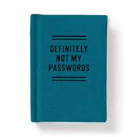 Definitely Not My Passwords - Password Diary - Brass Monkey Goods - 9780735382992