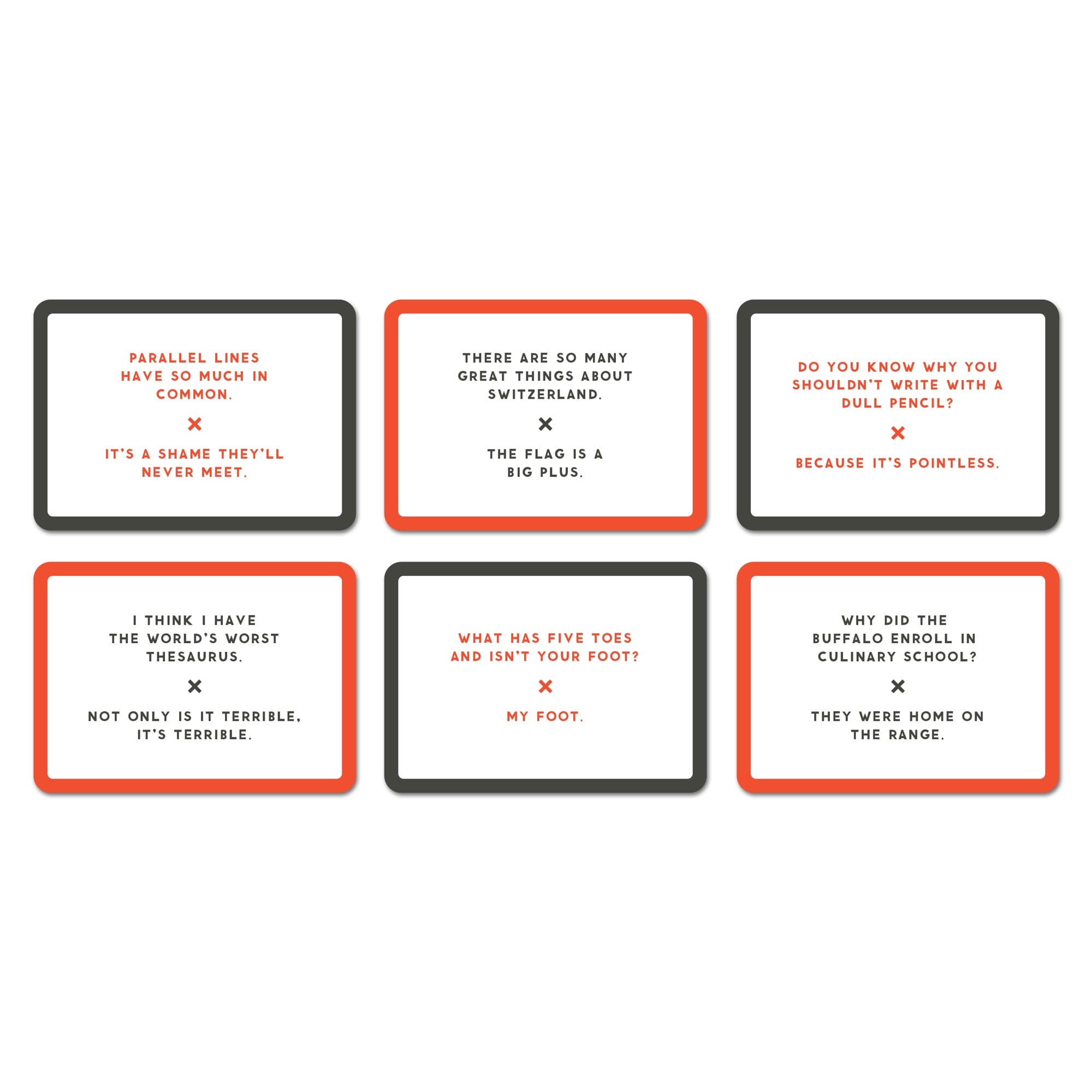 Emergency Dad Jokes Card Game Set | Brass Monkey