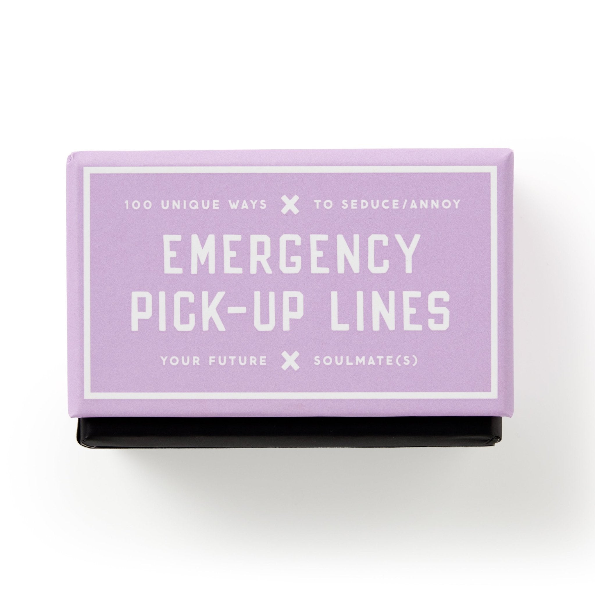 Emergency Pick-up Lines Card Set | Brass Monkey