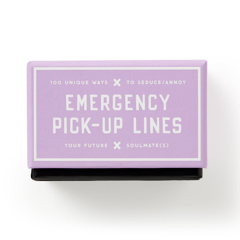 Emergency Pick - up Lines Card Set - Brass Monkey - 9780735386938