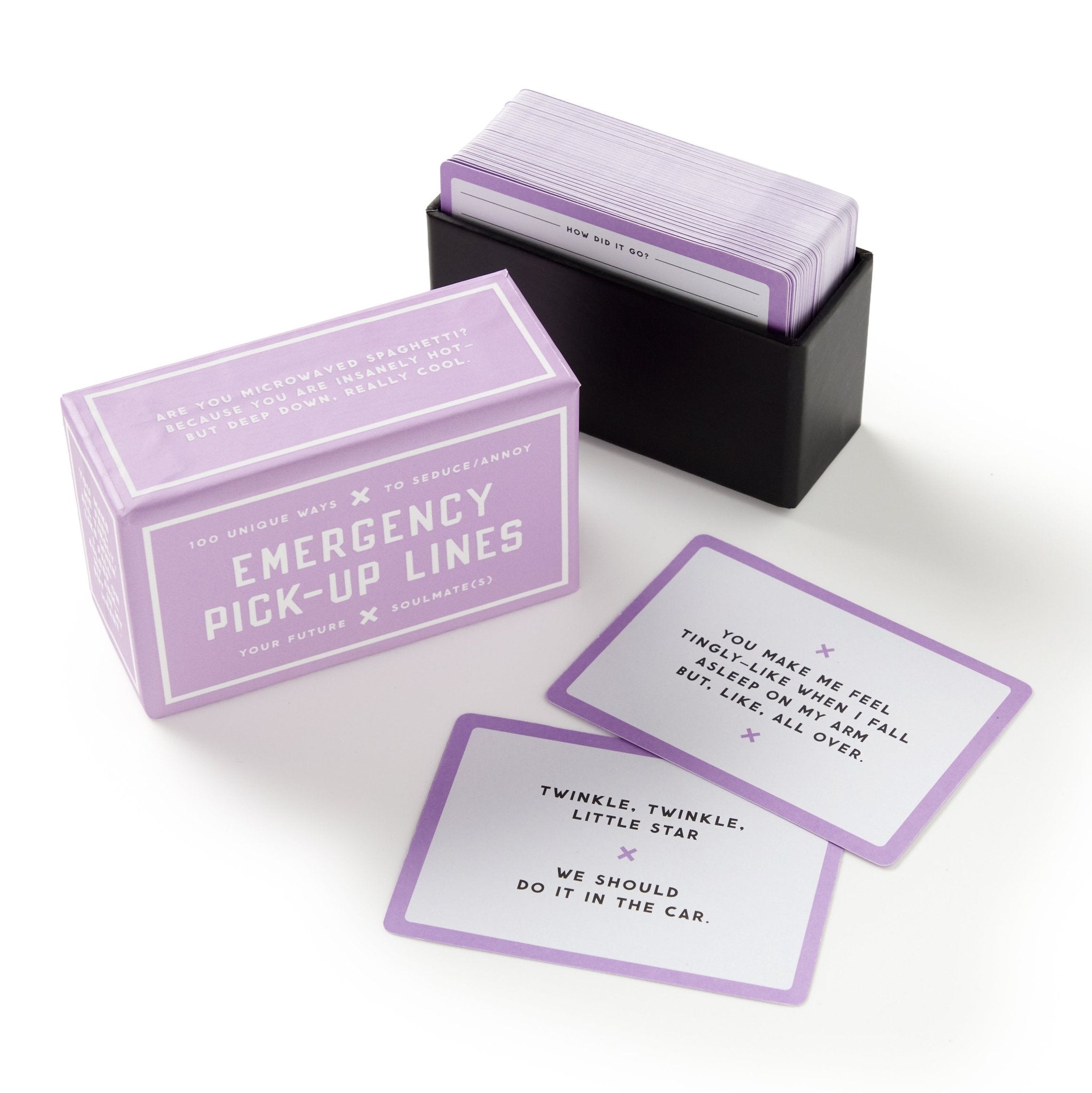 Emergency Pick-up Lines Card Set | Brass Monkey