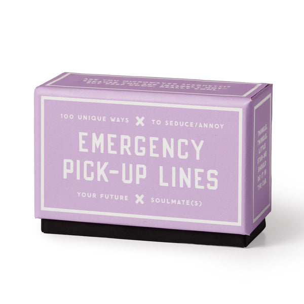 Emergency Pick - up Lines Card Set - Brass Monkey - 9780735386938