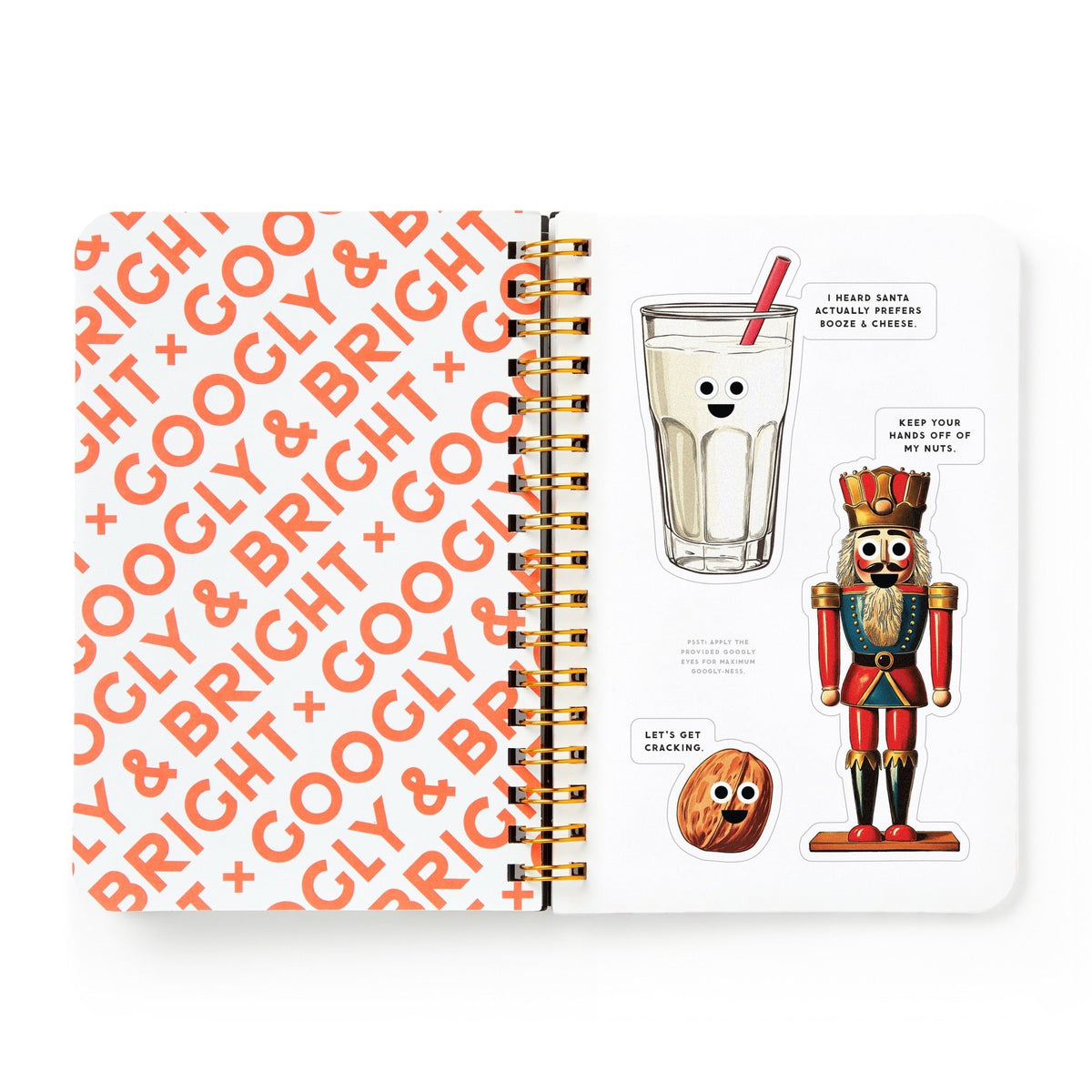 Googly & Bright Holiday Sticker Book - Brass Monkey - 9780735385726