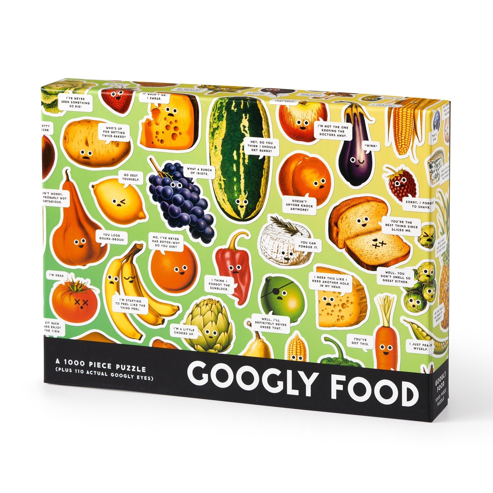 Googly Food 1000 Piece Puzzle – Brass Monkey