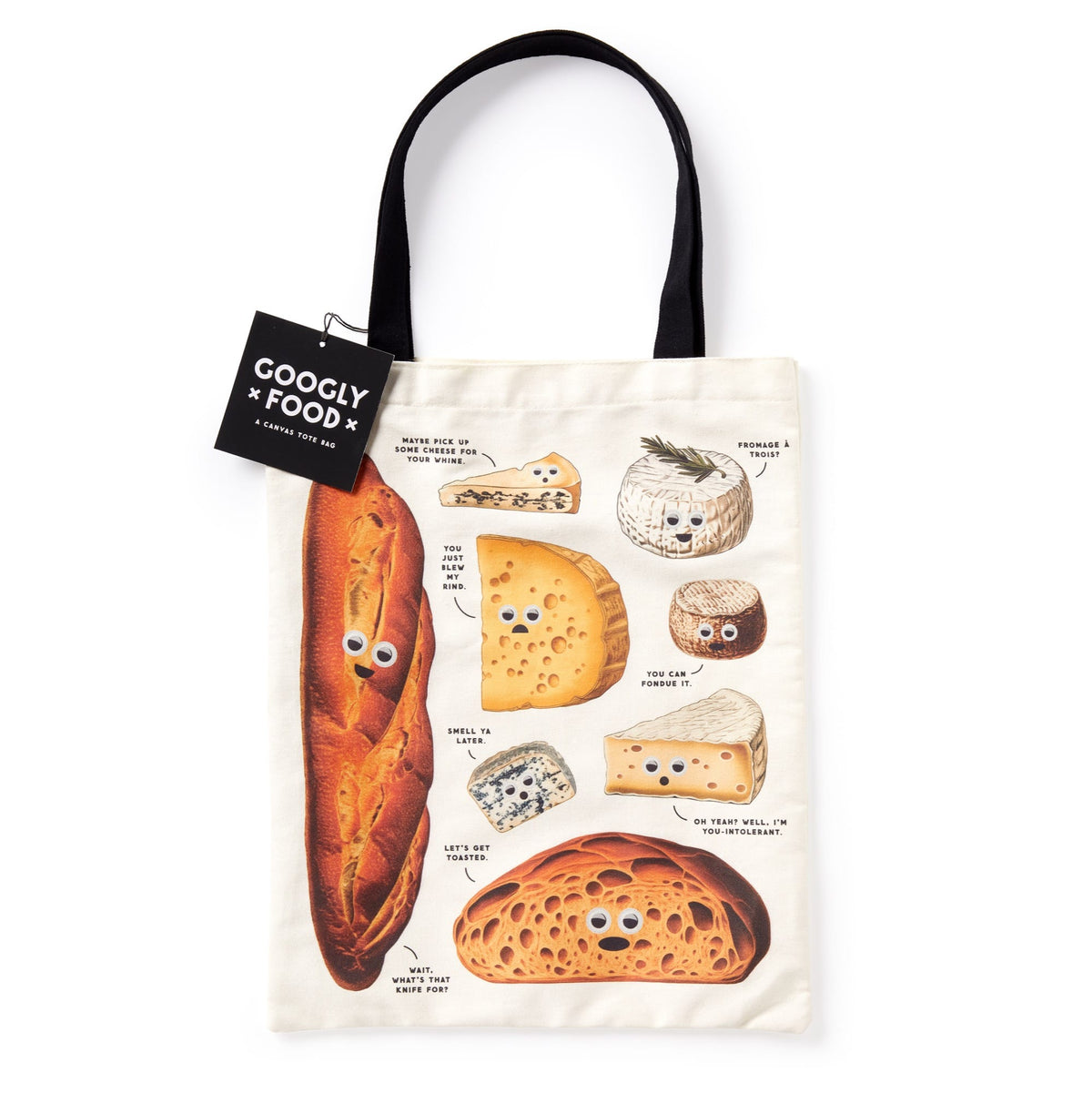 Googly Food Canvas Tote - Brass Monkey - 9780735384347