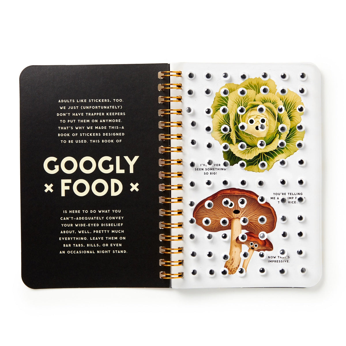 Googly Food Sticker Book - Brass Monkey Goods - 9780735383296