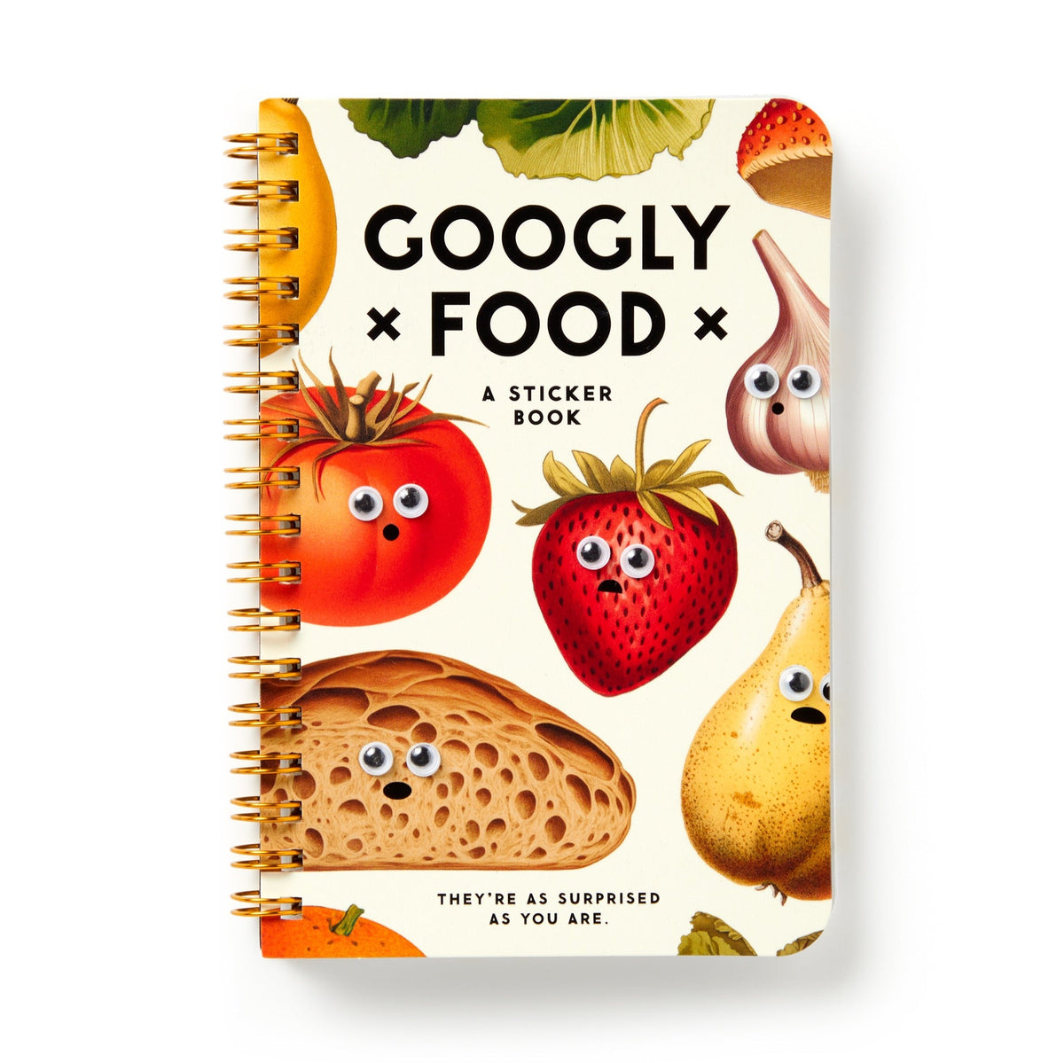 Googly Food Sticker Book - Brass Monkey Goods - 9780735383296