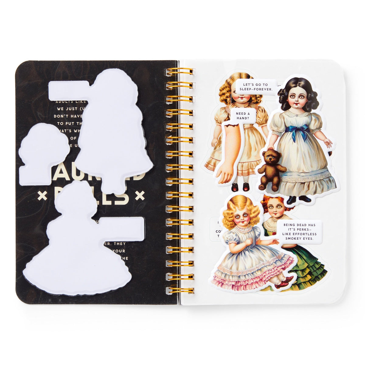 Haunted Dolls Sticker Book - Brass Monkey - 9780735385719