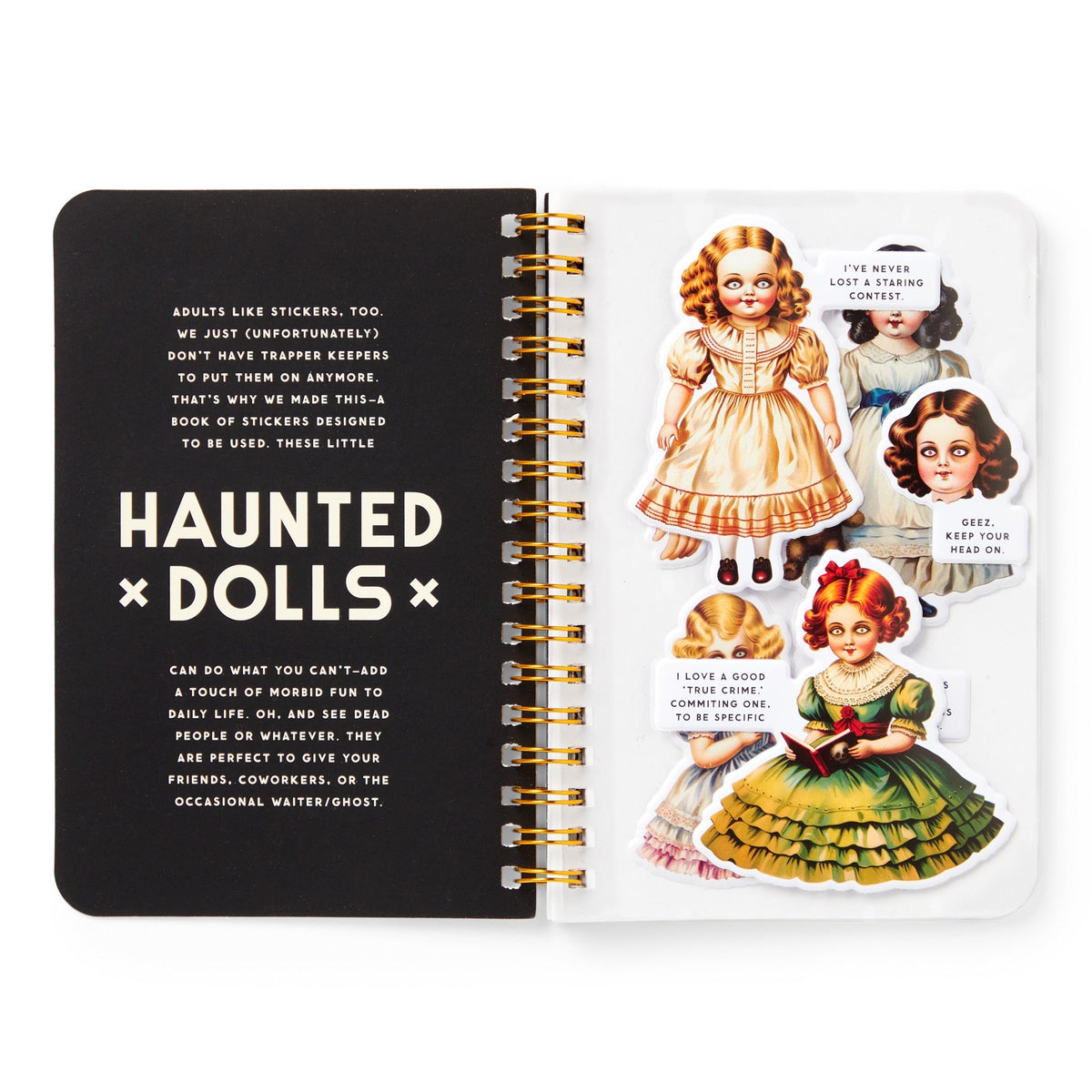 Haunted Dolls Sticker Book - Brass Monkey - 9780735385719