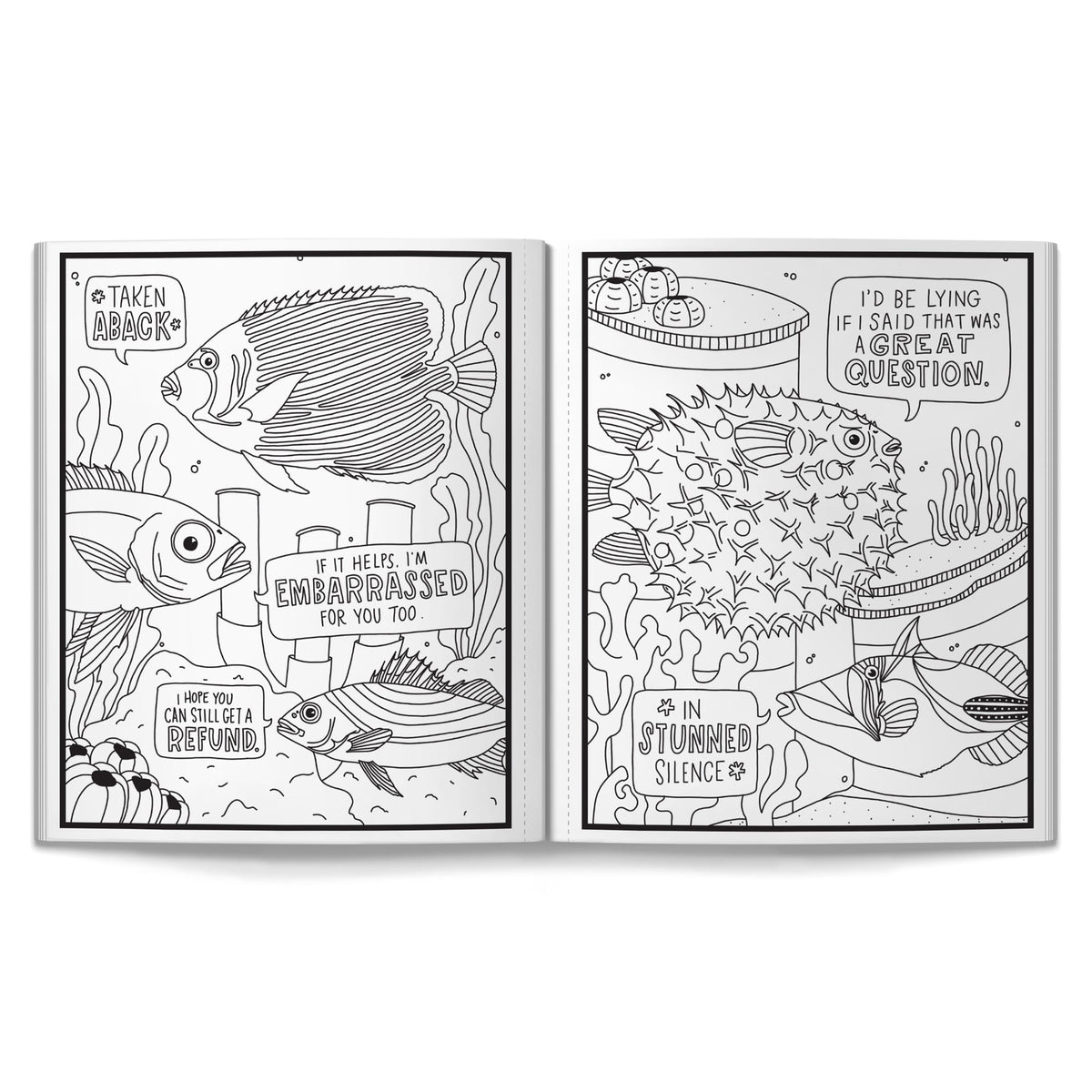 Judgy Fish Coloring Book - Brass Monkey - 9780735388307