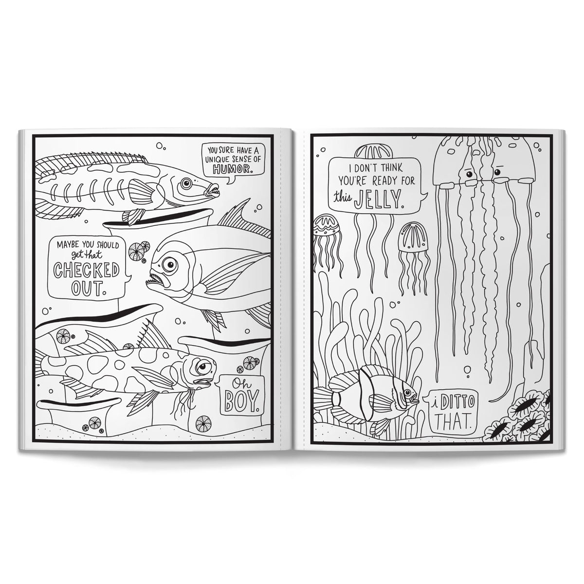Judgy Fish Coloring Book - Brass Monkey - 9780735388307