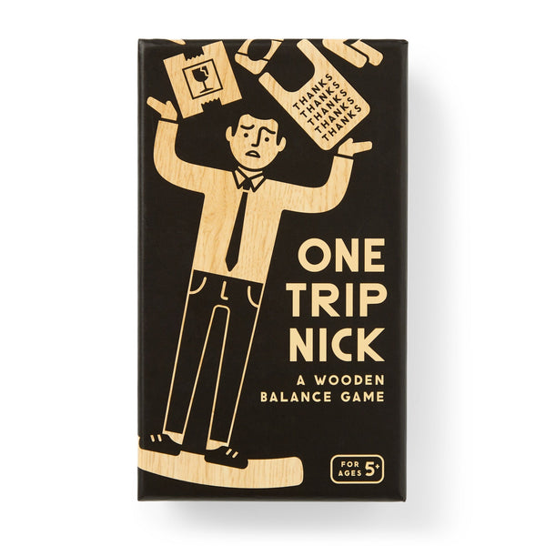 One Trip Nick Wooden Balance Game - Brass Monkey - 9780735385788