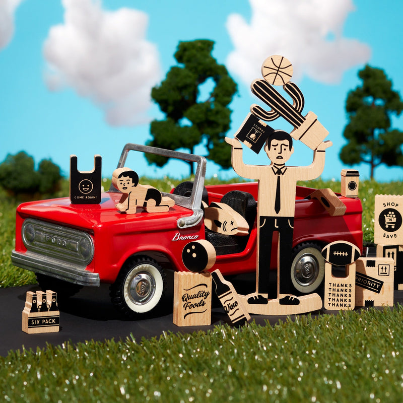 One Trip Nick Wooden Balance Game - Brass Monkey - 9780735385788