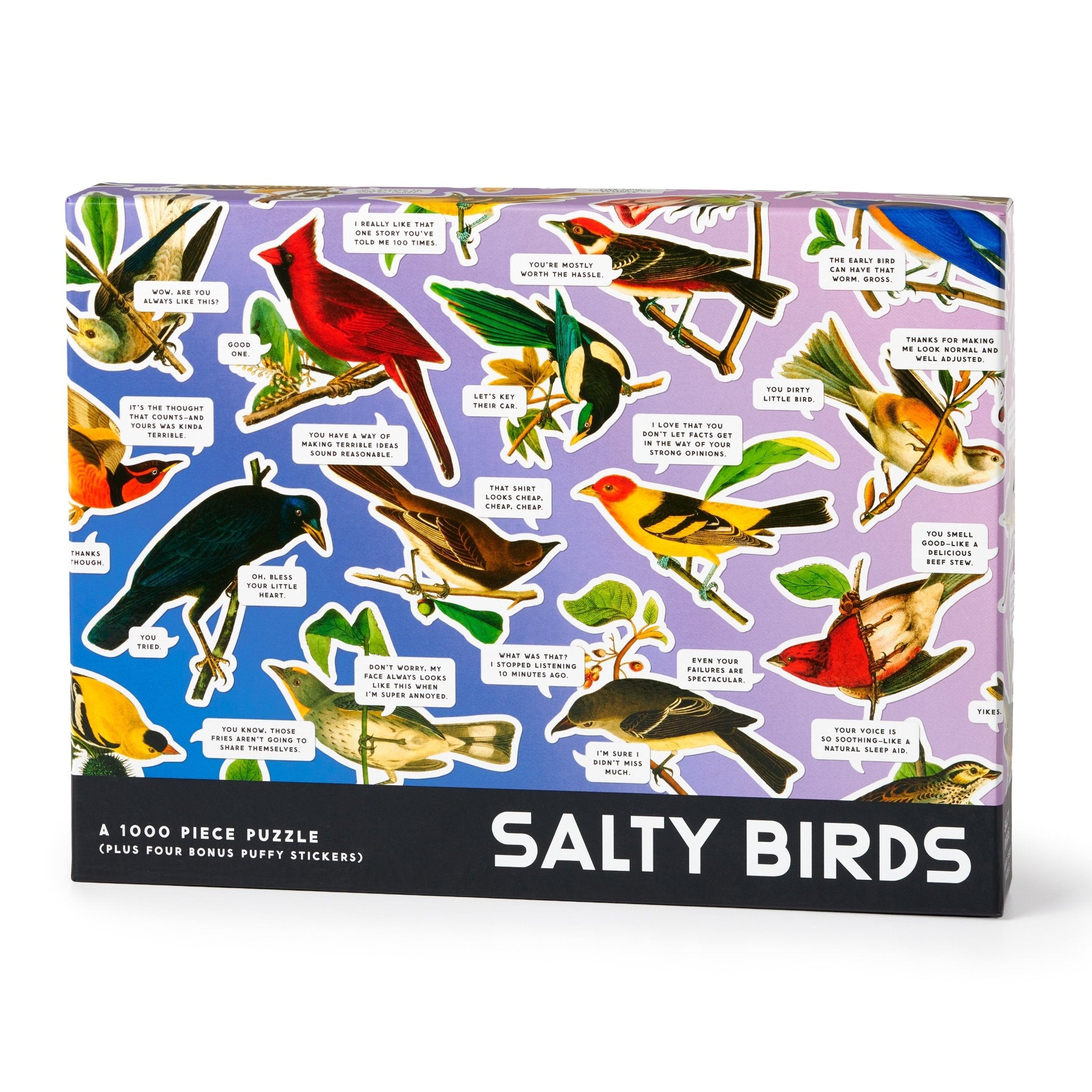 Salty Birds 1000 Piece Puzzle | Funny Gift | Brass Monkey