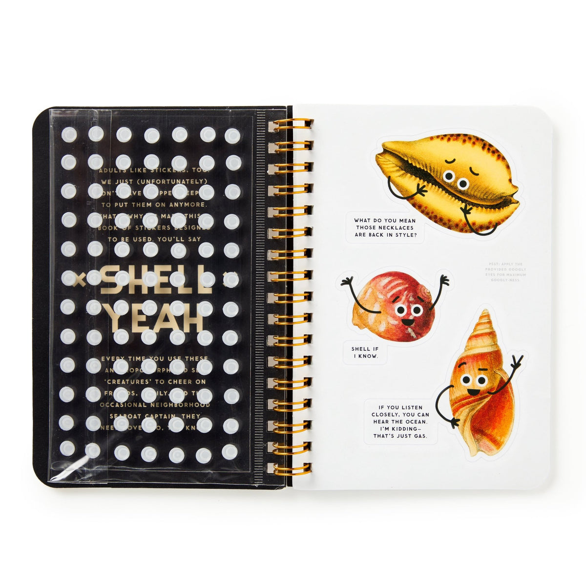 Shell Yeah Sticker Book - Brass Monkey - 9780735386969