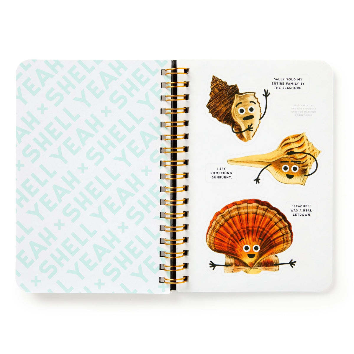Shell Yeah Sticker Book - Brass Monkey - 9780735386969