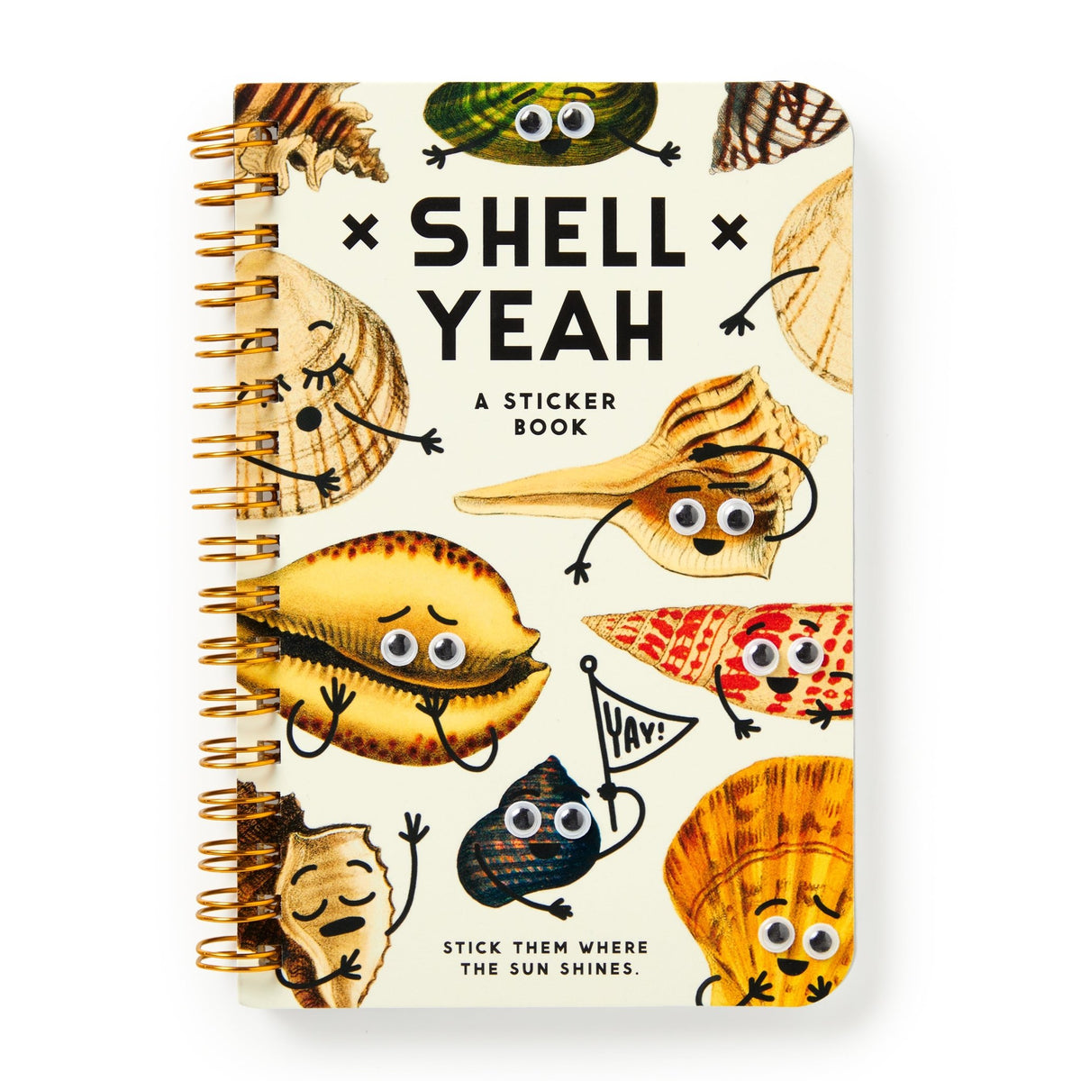 Shell Yeah Sticker Book - Brass Monkey - 9780735386969