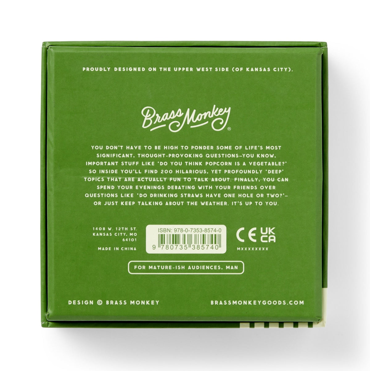 Stoner Thoughts Conversation Starters - Brass Monkey - 9780735385740