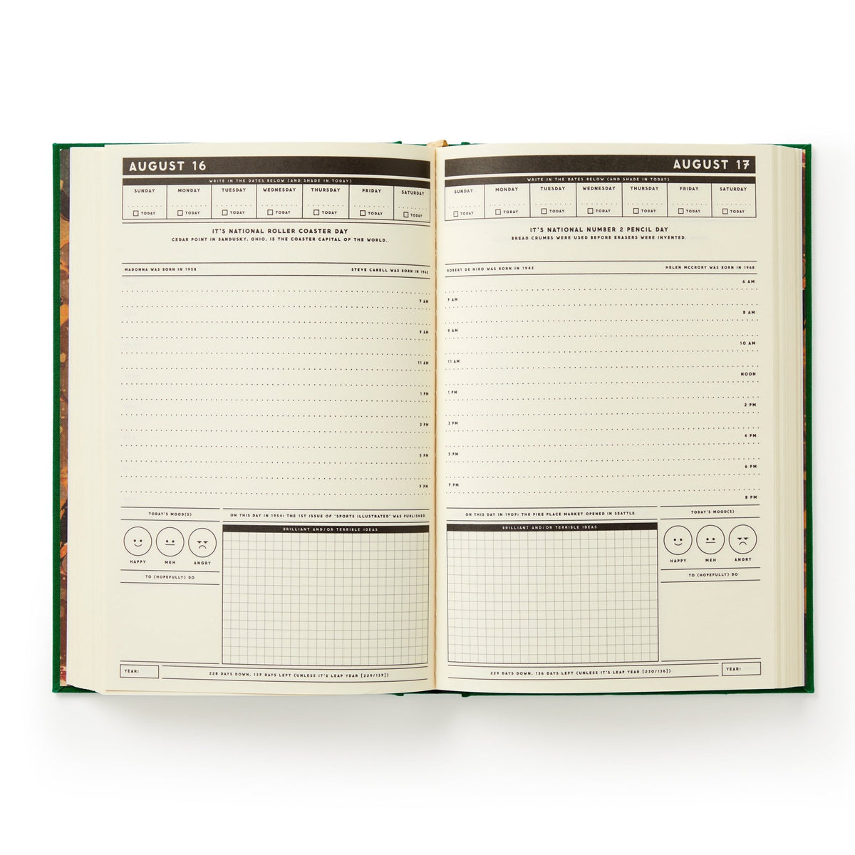 These are the Days of My Life Undated Planner - Brass Monkey - 9780735386921