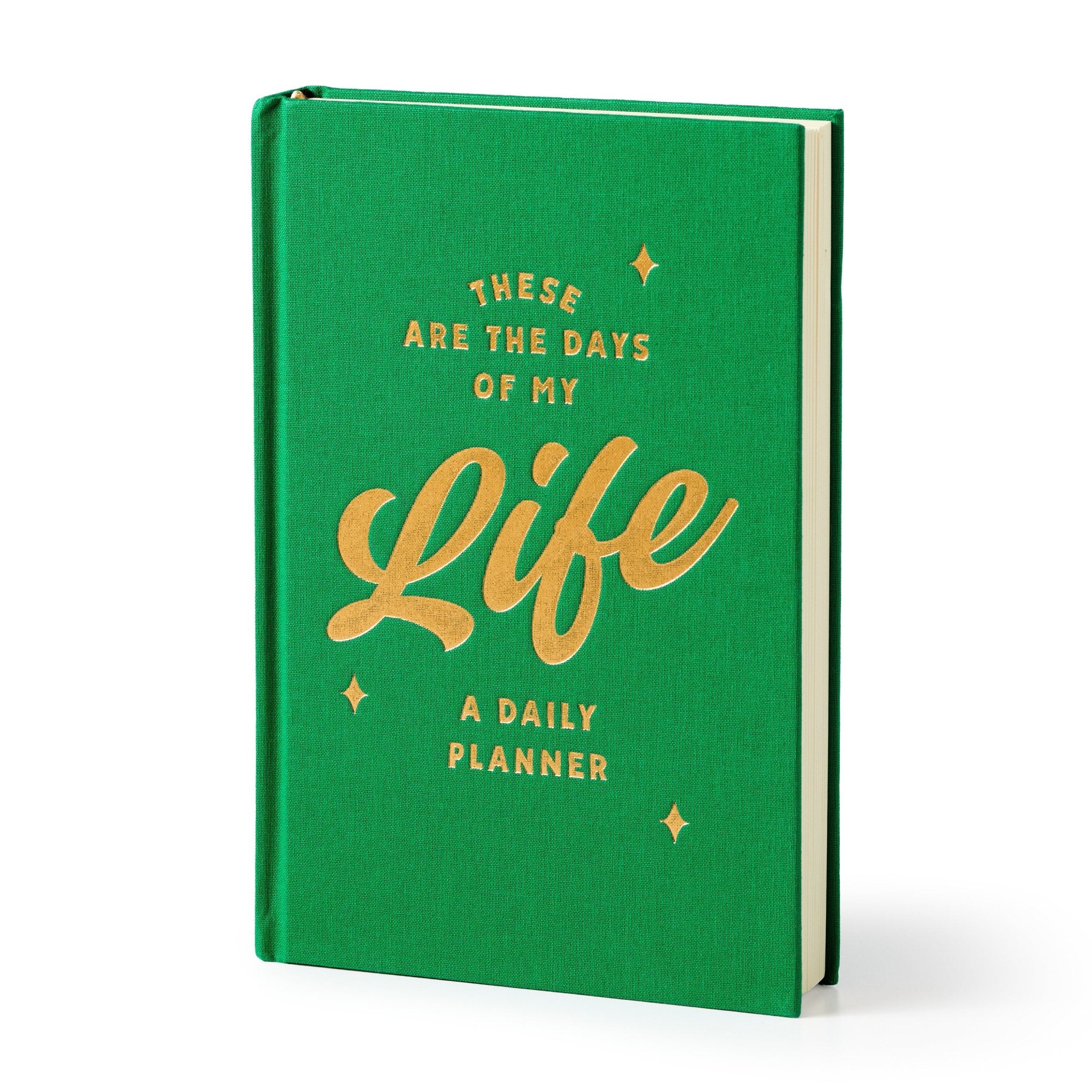 These Are the Days of My Life Undated Planner – Brass Monkey