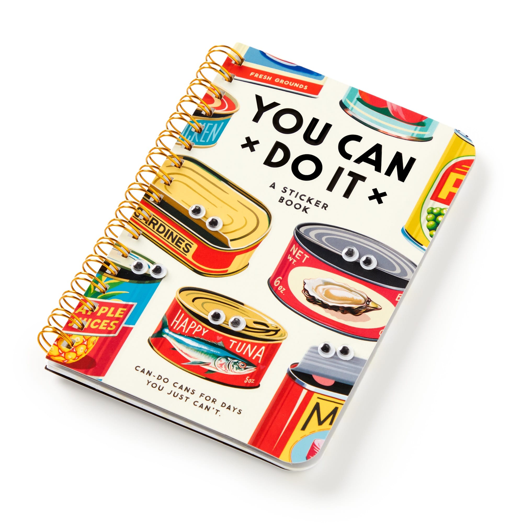 You Can Do It Googly Sticker Book | Brass Monkey