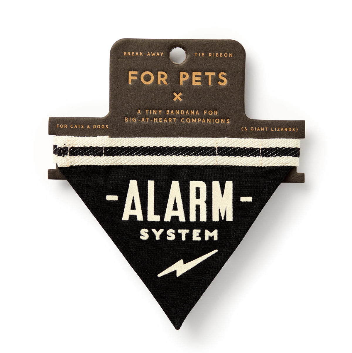 Alarm System Small Pet Bandana - Brass Monkey - 9780735377301