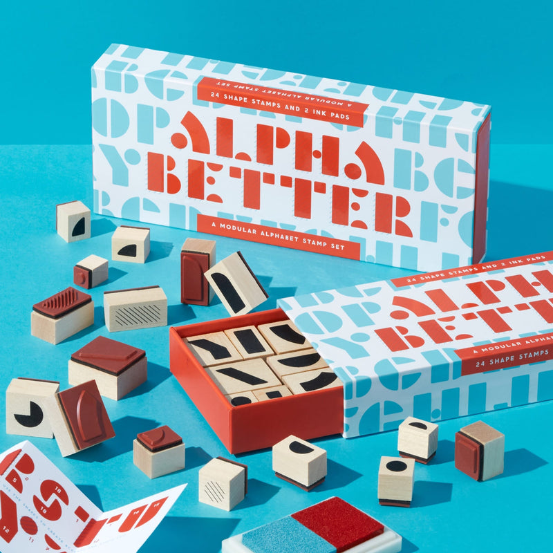 Alpha Better Stamp Set - Brass Monkey - 9780735377059