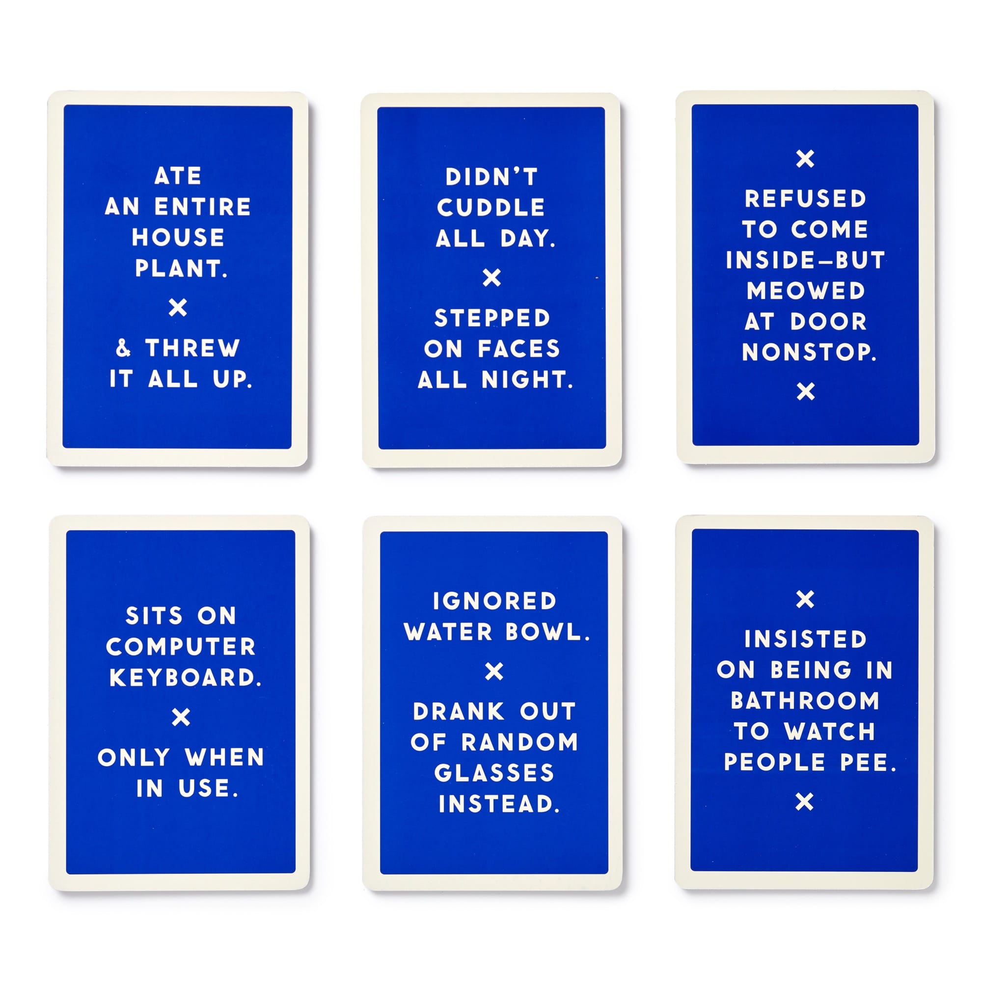 Cat Shame & Praise Deck | Brass Monkey