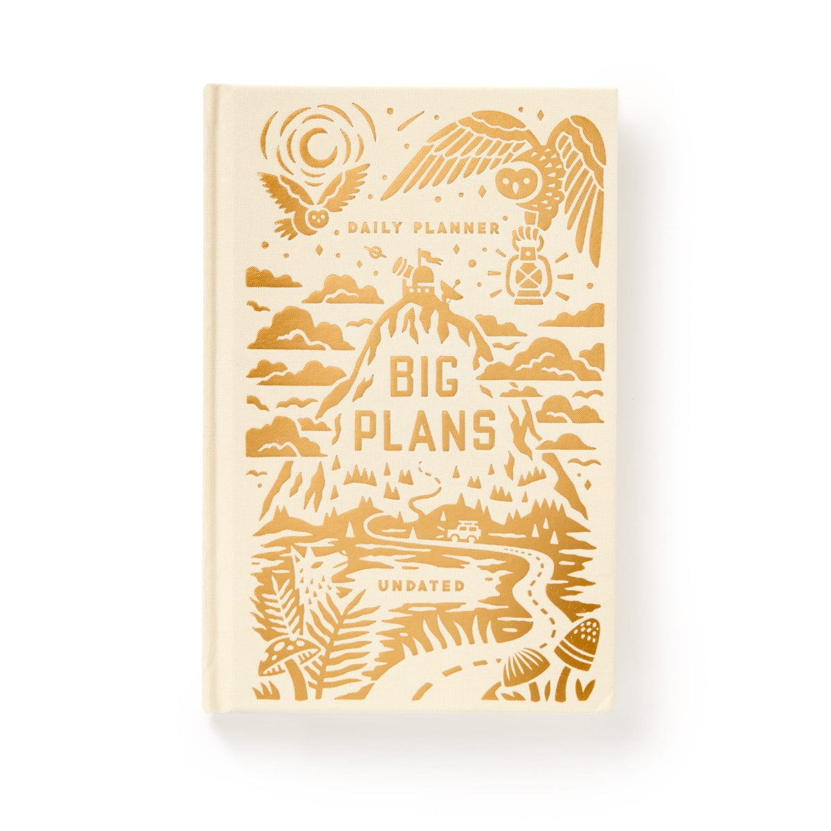 Big Plans Undated Standard Planner – Brass Monkey