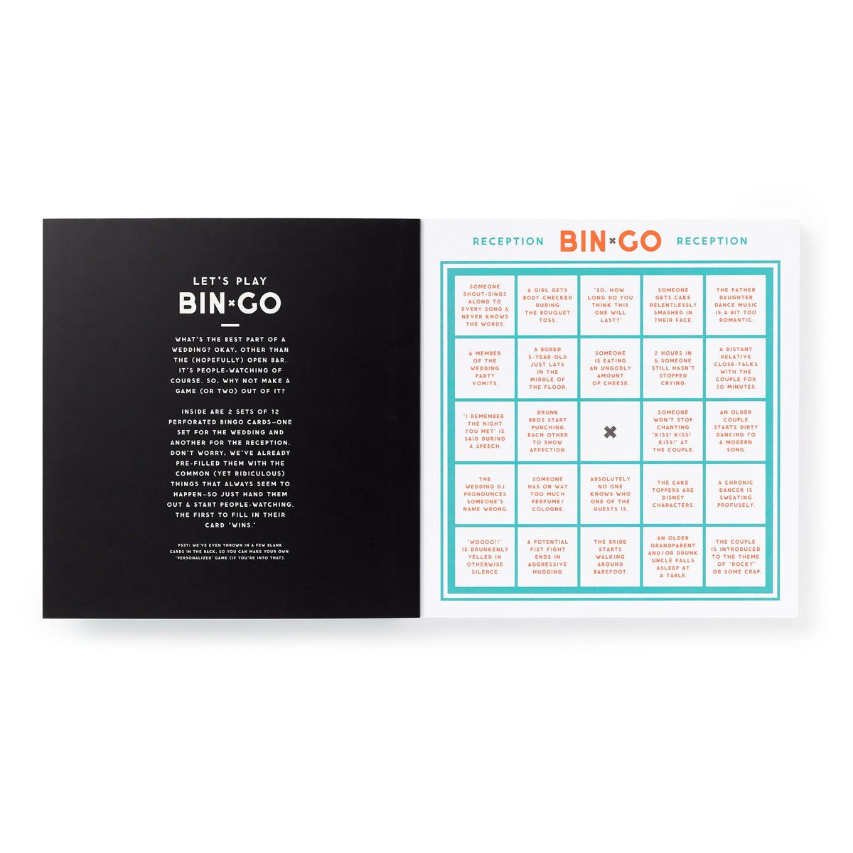 Bin-go Endure A Wedding Bingo Book - Brass Monkey - 9780735377066