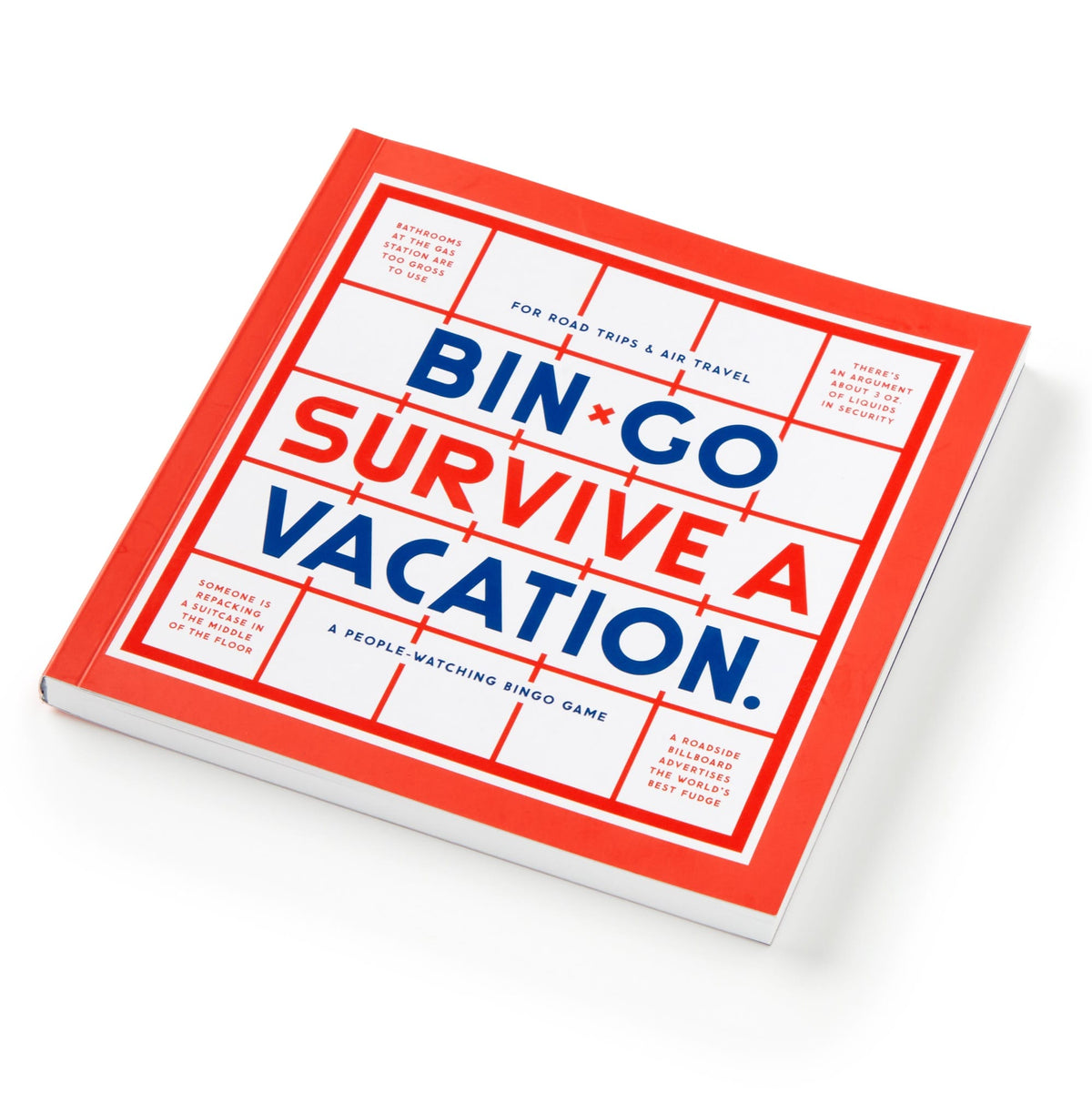 Bin-Go Survive a Vacation Bingo Book | Brass Monkey Bin-Go Survive a Vacation Bingo Book | Brass Monkey