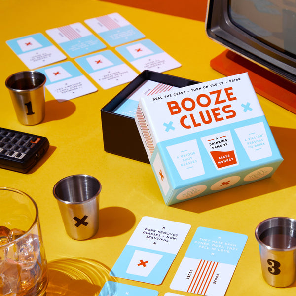 Booze Clues Drinking Game Set - Brass Monkey - 9780735370692