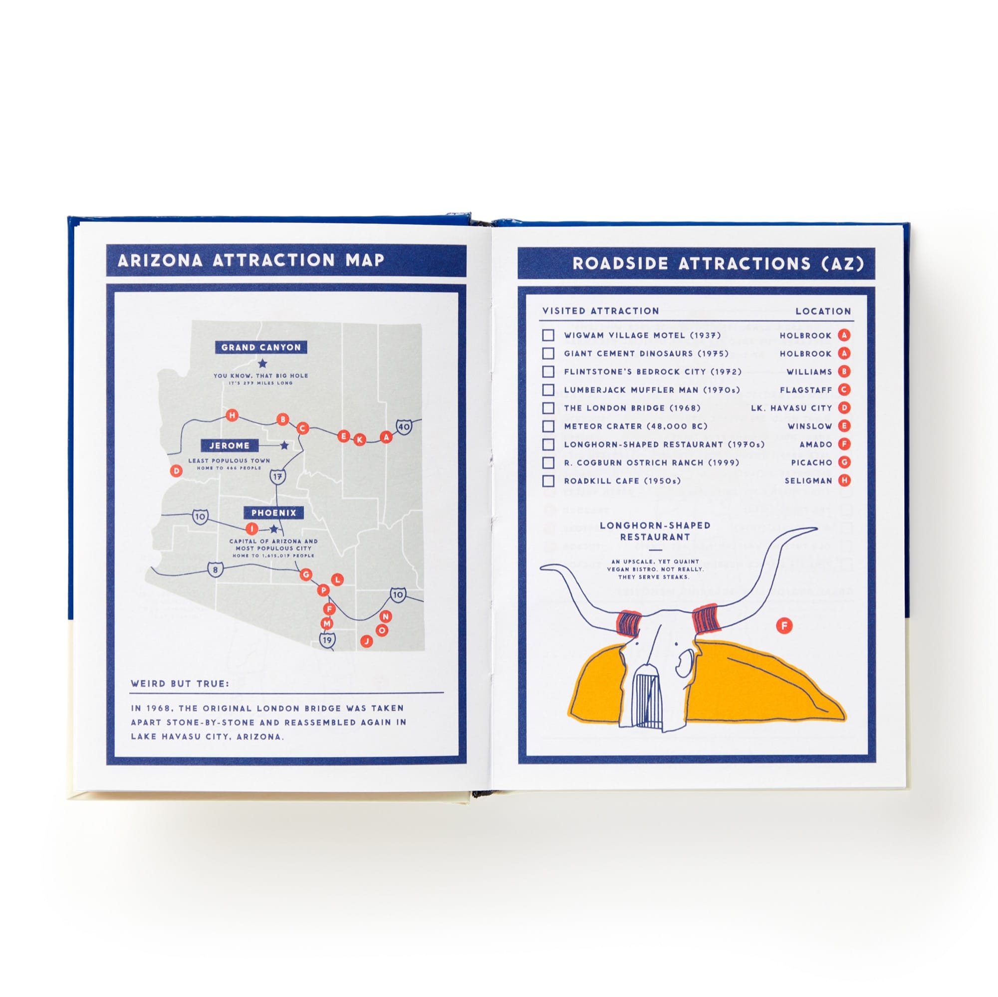 Bored In The USA Travel Guide Activity Book | Brass Monkey