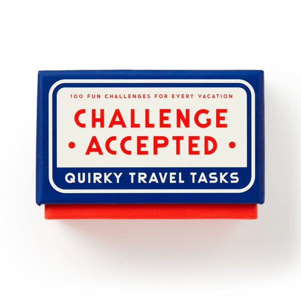 Challenge Accepted Travel Tasks Card Deck - Brass Monkey - 9780735381124