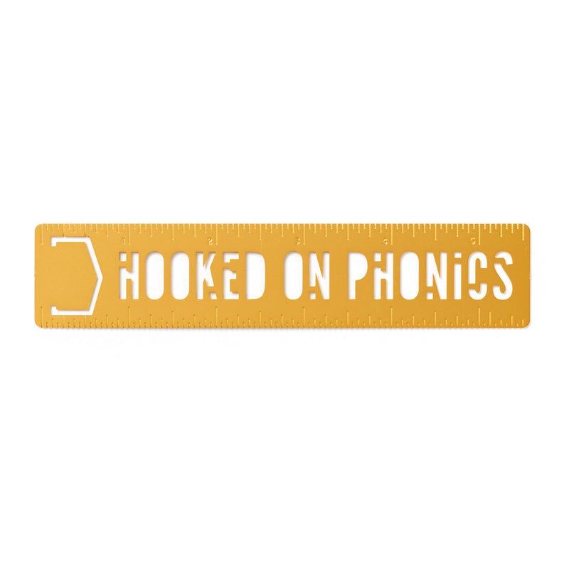 Hooked on Phonics Metal Bookmark Stencil