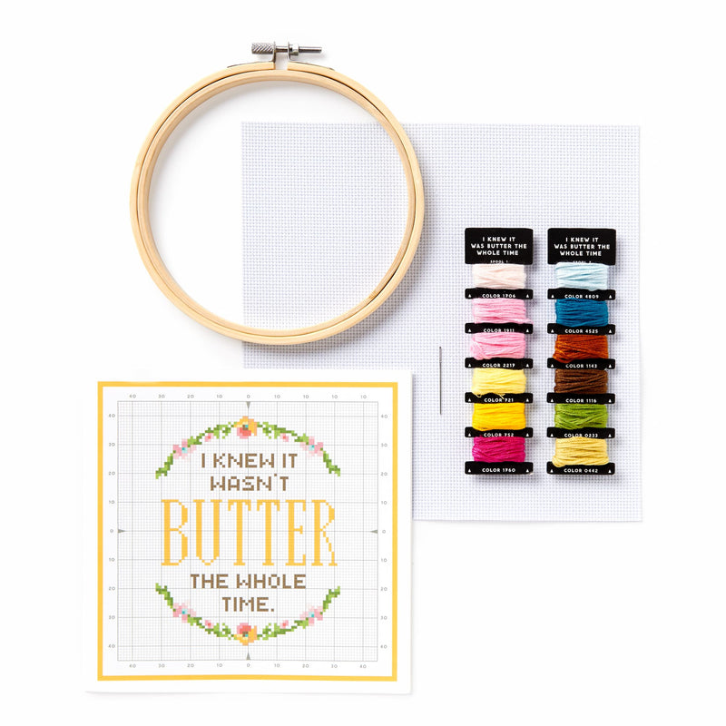 Live Laugh Loathe Cross Stitch Kit