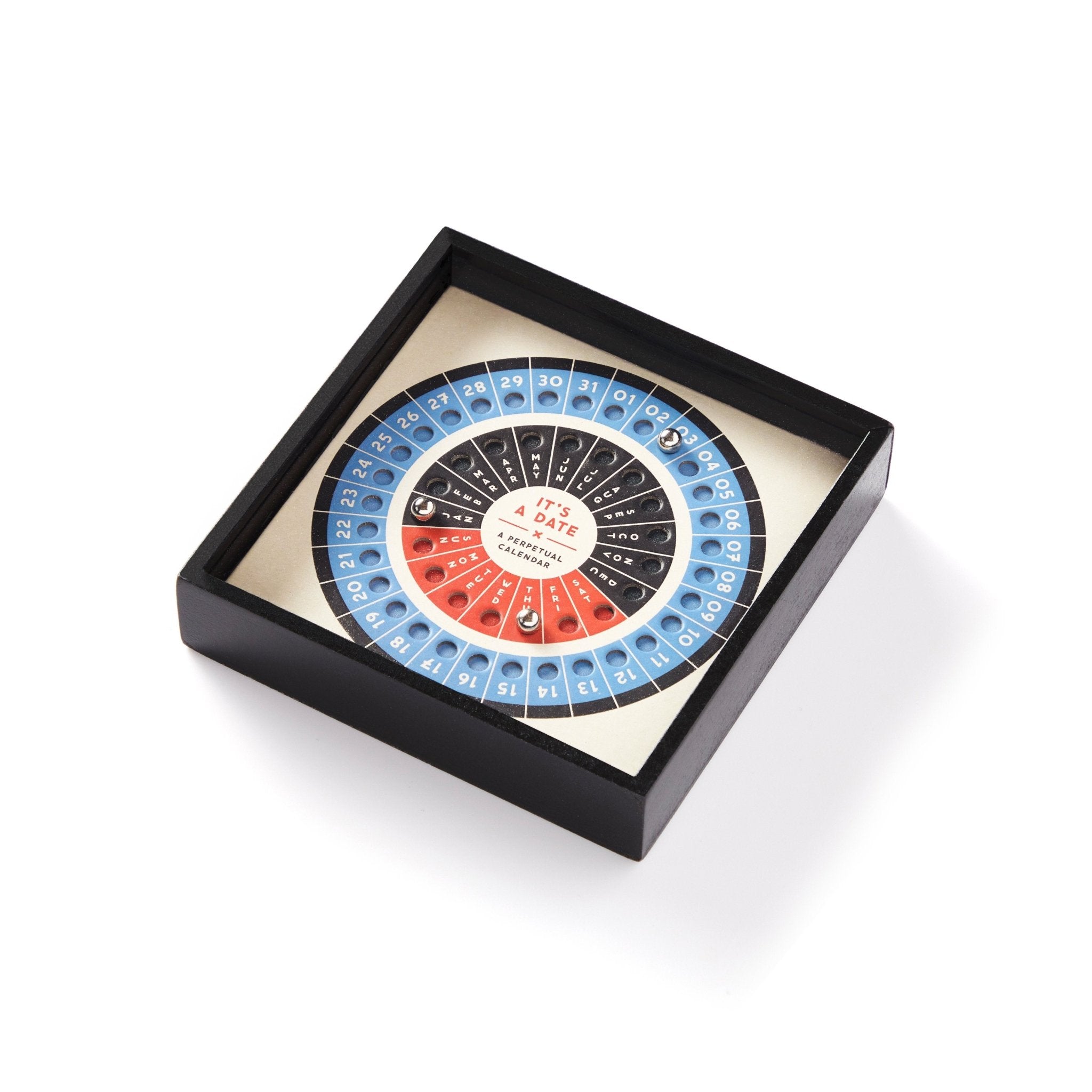 It's A Date Perpetual Desk Calendar | Brass Monkey Goods