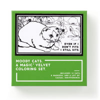 Moody Cats Magic Velvet Coloring Set - Brass Monkey - 9780735381223
