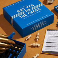 Say Yes To The Chess Game Set Chess Game Set Brass Monkey 