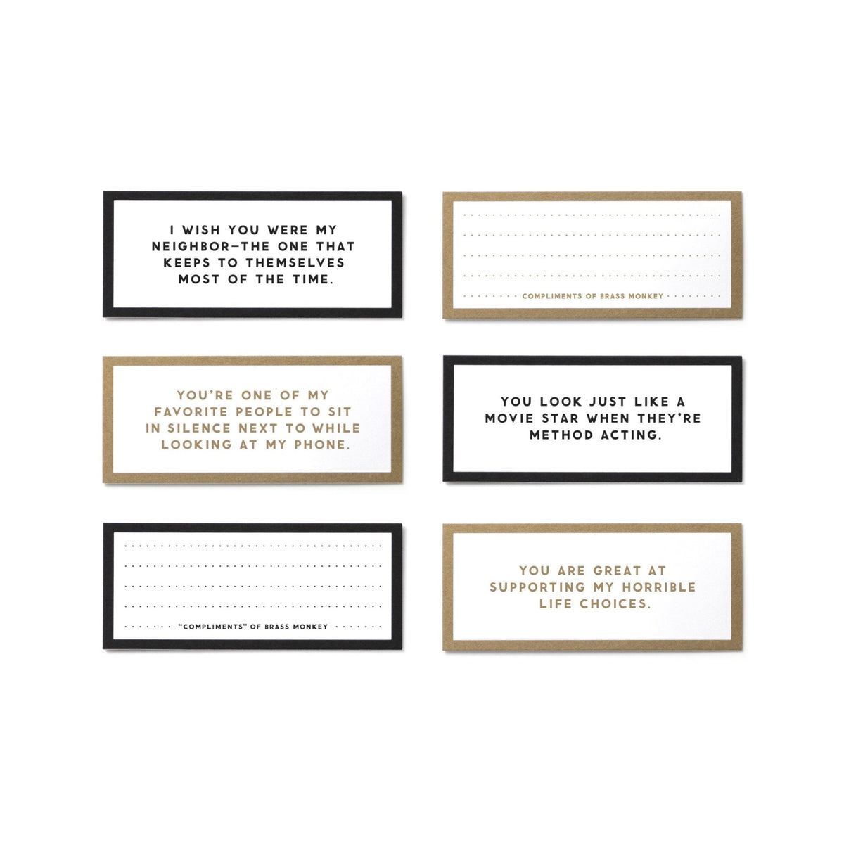 Take a Compliment Card Set - Brass Monkey - 9780735368736