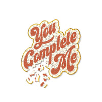You Complete Me 100 Piece Mini Shaped Puzzle Brass Monkey 