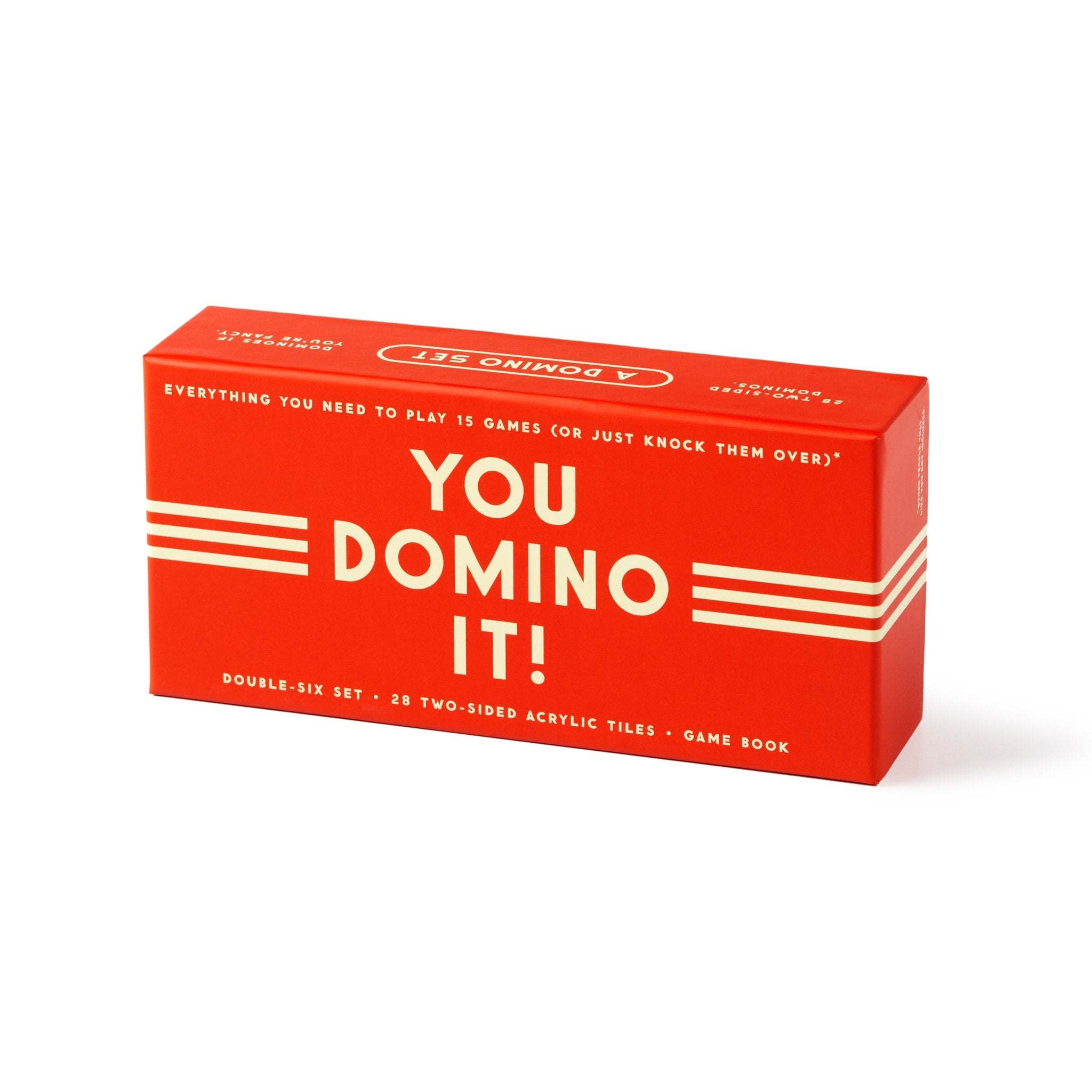 You Domino It! Domino Game Set – Brass Monkey