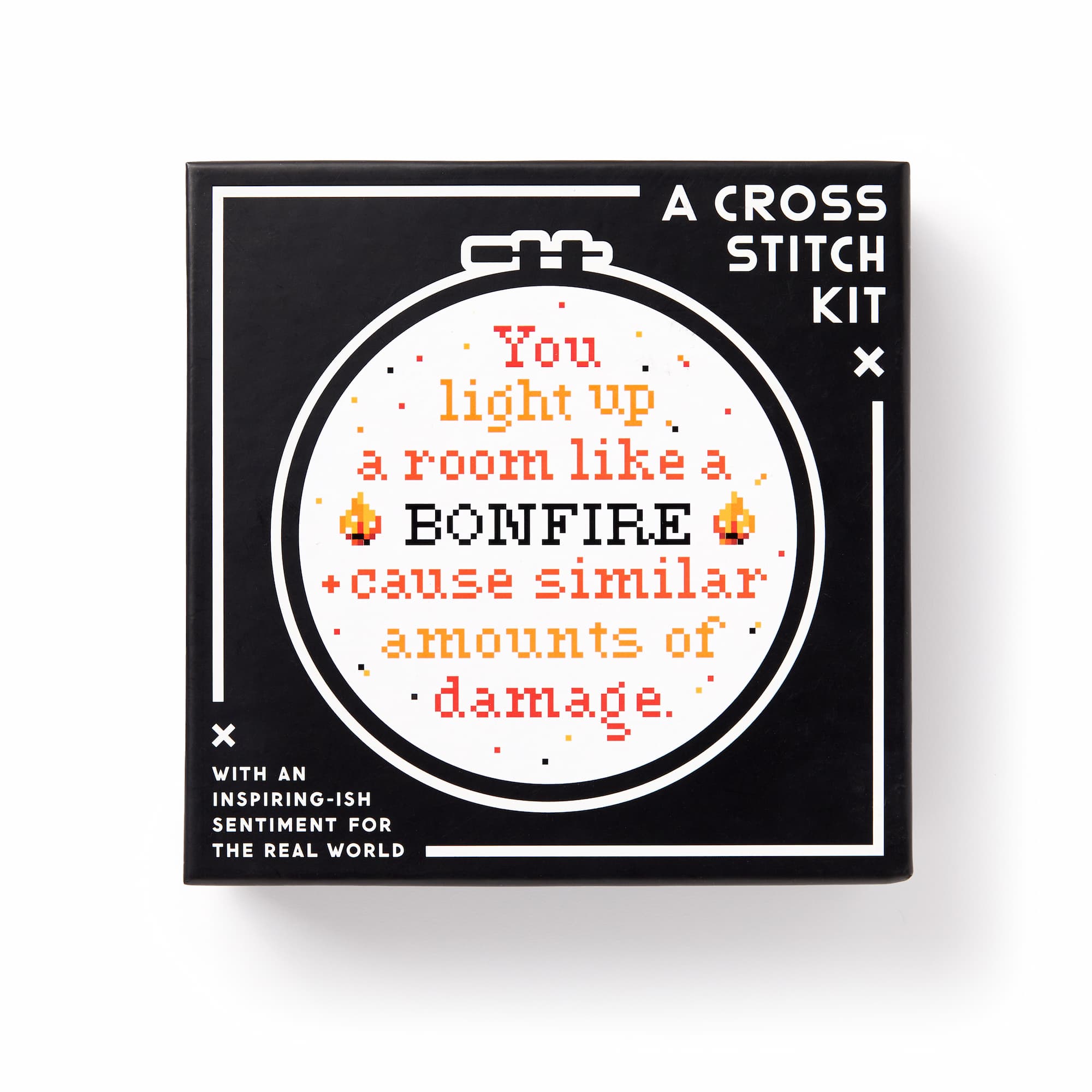 You Light Up A Room Cross Stitch Kit – Brass Monkey
